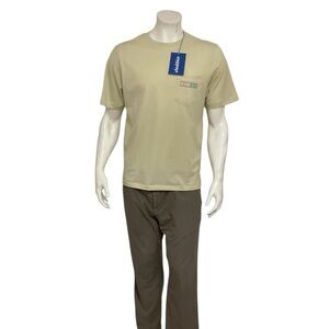 Chubbies Men’s Beige Rainbow Arrived Crew T Shirt